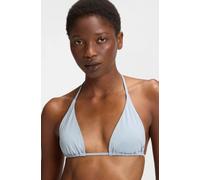 Triangel-Bikini-Top BOSS "CI TRIANGLE", Damen, Gr. M, N-Gr, blau (lt, pastel blau), Microfaser, Obermaterial: 80% Polyamid, 20% Elasthan, Bikini-Oberteile Triangel-Bikini-Top, zum mixen, mit herausneh