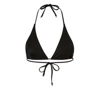 Triangel-Bikini-Top BOSS "CI TRIANGLE", Damen, Gr. M, N-Gr, schwarz, Microfaser, Obermaterial: 80% Polyamid, 20% Elasthan, Bikini-Oberteile, zum mixen, mit herausnehmbaren Polstern, schnelltrocknend (
