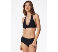 Triangel-Bikini-Top Jersey schwarz - Aqua 42