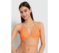 LSCN BY LASCANA Triangel-Bikini-Top Damen neon orange Gr.40 Cup C/D