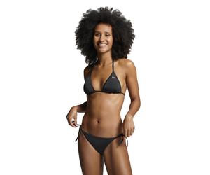 Triangel-Bikini-Top PUMA "PUMA SWIM WOMEN TRIANGLE TOP", Damen, Gr. L, N-Gr, schwarz, Obermaterial: 80% Polyamid, 20% Elasthan, Bikini-Oberteile, zum Binden, Neckholder (68622717-L) schwarz