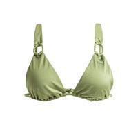 Triangel-Bikini-Top ROXY "Brilho", Damen, Gr. XL, Cup B, grün (loden grün), Obermaterial: 82% Nylon, 18% Elasthan;, Bikini-Oberteile (95449905-XL) loden grün