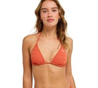 Triangel-Bikini-Top ROXY "Current Coolness Tiki Tri", Damen, Gr. XXL, Cup B, ginger spice, Obermaterial: 91% Nylon, 9% Elasthan;, Bikini-Oberteile (38593958-XXL) ginger spice