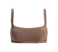 Triangel-Bikini-Top ROXY "Lasca", Damen, Gr. S, Cup B, grau (deep taupe), Obermaterial: 78% Nylon, 9% Nylon, 7, 00% Metall, 6, 00% Elasthan;, Bikini-Oberteile (94393156-S) deep taupe