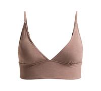 Triangel-Bikini-Top ROXY "Lasca", Damen, Gr. XS, Cup B, grau (deep taupe), 78% Nylon, 9% Nylon, 7, 00% Metall, 6, 00% Elasthan, Bikini-Oberteile (14302541-XS) deep taupe