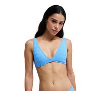 Triangel-Bikini-Top ROXY "Paradise Wave", Damen, Gr. XL, Cup B, silber lake blau make a splash, Obermaterial: 92% Microfaser, 8% Elasthan;, Bikini-Oberteile (45321452-XL) silber lake blau make a splas
