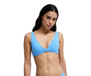 Triangel-Bikini-Top ROXY "Paradise Wave", Damen, Gr. XXL, Cup B, silber lake blau make a splash, Obermaterial: 92% Microfaser, 8% Elasthan;, Bikini-Oberteile (45321452-XXL) silber lake blau make a spl
