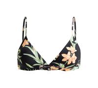 Roxy - Women's Print Beach Classics Fixed Tri - Bikini-Top, Gr. XL, schwarz (AnthraciteIslandEscape)