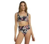 Triangel-Bikini-Top ROXY "Pt Beach Classics DCup", Damen, Gr. XS, Cup B, anthrazit wind swept floral, Obermaterial: 85% Polyester, 15% Elasthan;, Bikini-Oberteile (28677605-XS) anthrazit wind swept fl