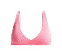 Triangel-Bikini-Top ROXY "Rib Roxy Love The Oceana V", Damen, Gr. XL, Cup B, pink (pink carnation), 91% Nylon, 9% Elasthan, Bikini-Oberteile (66078819-XL) pink carnation