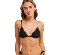 Triangel-Bikini-Top ROXY "Roxy Island Tiki Tri", Damen, Gr. S, Cup B, schwarz (anthrazit), Obermaterial: 87% Nylon, 13% Elasthan., Bikini-Oberteile (14576837-S) anthrazit