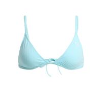 Triangel-Bikini-Top ROXY "Roxy Palm Dreams Fixed Tri", Damen, Gr. XL, Cup B, blau (tanager turquoise), Obermaterial: 92% Polyester, 8% Elasthan., Bikini-Oberteile (35409765-XL) tanager turquoise