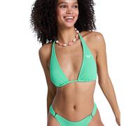 Triangel-Bikini-Top ROXY "Roxy Sunshine Tiki Tri", Damen, Gr. XS, Cup B, katydid, Obermaterial: 89% Microfaser, 11% Elasthan;, Bikini-Oberteile (77475504-XS) katydid