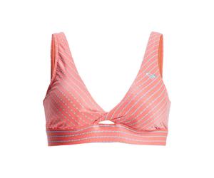 Triangel-Bikini-Top ROXY "Wavy Baby Elongated Dcup", Damen, Gr. S, Cup B, orange (rot orange), Obermaterial: 77% Polyester, 13% Nylon, 10% Elasthan., Bikini-Oberteile (32501836-S) rot orange