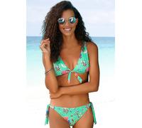 SUNSEEKER Triangel-Bikini-Top Damen türkis-bunt Gr.36 Cup A/B