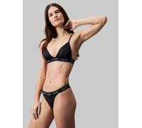 Triangel-Bikini-Top CALVIN KLEIN SWIMWEAR "TRIANGLE-RP" Gr. XL (42/44), N-Gr, schwarz (pvh black) Damen Bikini-Oberteile (77614653-XL) pvh black