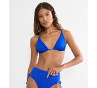 Triangel-Bikini-Top TRIUMPH "Mix & Match Summer N sd", Damen, Gr. 42, Cup C, blau (racing blau), Microfaser, Obermaterial: 77% Polyamid, 23% Elasthan, Bikini-Oberteile, verspielt und farbenfroh (61715
