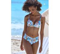 LASCANA - Venice Beach LM exkl. Sport OT Bralette Bade lt.blue prin - Gr. - 40C