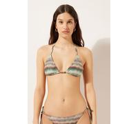 Triangel-bikinioberteil Glittery Tie-dye Multifarben 2