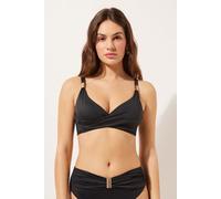 Triangel-bikinioberteil Mit Drapierung Scultura Schwarz 6