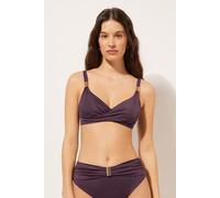 Triangel-bikinioberteil Mit Drapierung Scultura Violett 6