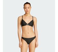 Triangle Bikini Set mit 2-Wege-verstellbaren Trägern Black / White 38