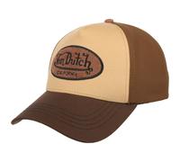 Tricolour Oval Logo Cap by Von Dutch beige-rost One Size