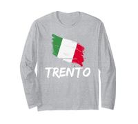 Trient Italien Flagge Italienisches Erbe Italiani Pride Souvenir Langarmshirt