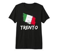 Trient Italien Flagge Italienisches Erbe Italiani Pride Souvenir Premium T-Shirt
