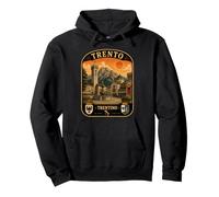 Trient Italien Vintage Italienische Alpen Reisen Trient Urlaub Pullover Hoodie