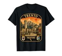 Trient Italien Vintage Italienische Alpen Reisen Trient Urlaub T-Shirt