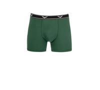 Boxer TRIGEMA "TRIGEMA Bequeme Pants mit Webgummibund" Gr. XXL, grün (efeu) Herren Unterhosen (84660143-XXL) efeu