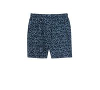 Boxershorts TRIGEMA "TRIGEMA Boxer-Shorts mit freundlichem Smiley-Muster" Gr. L, blau (navy) Herren Unterhosen (13046829-L) navy