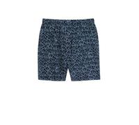 Boxershorts TRIGEMA "TRIGEMA Boxer-Shorts mit freundlichem Smiley-Muster" Gr. XL, blau (navy) Herren Unterhosen (13046829-XL) navy