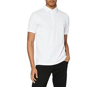 Poloshirt TRIGEMA "TRIGEMA Business-Poloshirt", Herren, Gr. L, weiß, Piqué, 100% Baumwolle, Basic, lang, ohne Ausschnitt, Shirts (430017-L) weiß