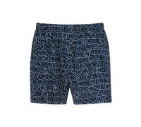 TRIGEMA Classic Fit Boxershorts dunkelblau, Bedruckt