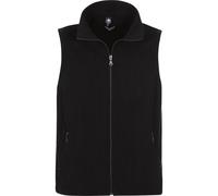 TRIGEMA Classic Fit Fleeceweste schwarz, Einfarbig