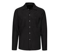TRIGEMA Classic Fit Hemdjacke schwarz, Einfarbig
