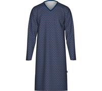 TRIGEMA Classic Fit Nachthemd blau, Bedruckt