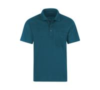TRIGEMA Classic Fit Poloshirt Kurzarm petrol