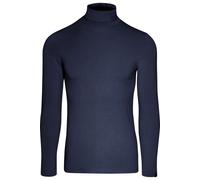 TRIGEMA Classic Fit Rollkragenshirt dunkelblau, Einfarbig