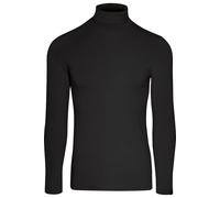 TRIGEMA Classic Fit Rollkragenshirt schwarz, Einfarbig