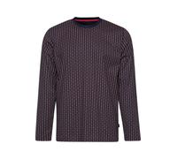 TRIGEMA Classic Fit Schlafanzug navy, Bedruckt