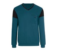 TRIGEMA Classic Fit Schlafanzug petrol, Einfarbig