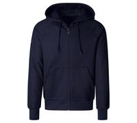 TRIGEMA Classic Fit Sweatjacke mit Kapuze dunkelblau, Einfarbig