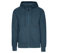 TRIGEMA Classic Fit Sweatjacke mit Kapuze jeans, Einfarbig