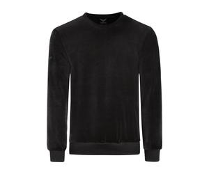 TRIGEMA Classic Fit Sweatshirt Nickyschwarz, Einfarbig