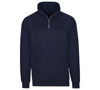 TRIGEMA Classic Fit Sweatshirt Zipdunkelblau, Einfarbig