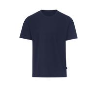 TRIGEMA Classic Fit T-Shirt Rundhals dunkelblau, Einfarbig