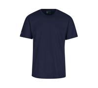TRIGEMA Classic Fit T-Shirt Rundhals dunkelblau, Einfarbig
